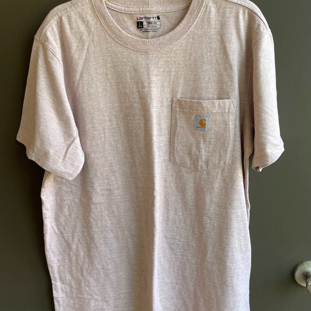 Carhart Women's Peach Pink Large Shirt